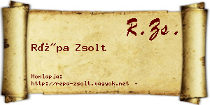 Répa Zsolt névjegykártya